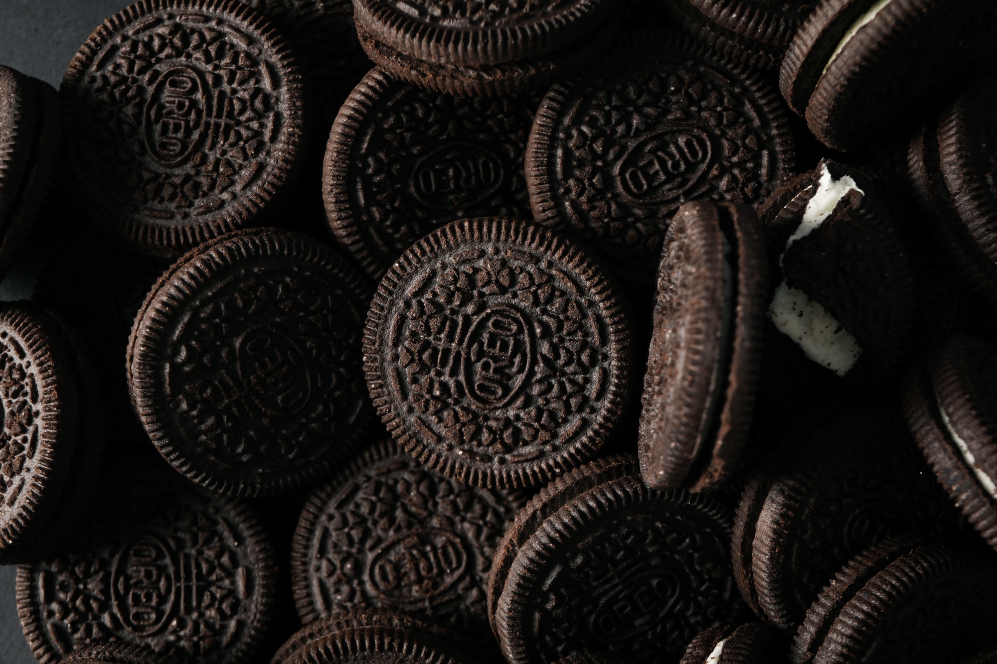 16.02.2022 - Odessa, Ukraine: Concept of tasty cookie with Oreo