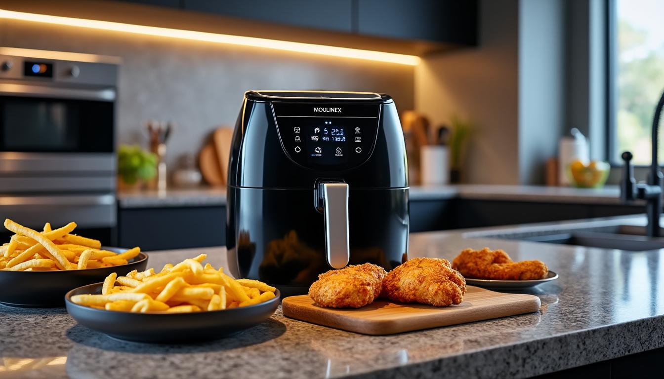 découvrez des recettes croustillantes et savoureuses avec l'air fryer moulinex, l'appareil idéal pour régaler toute la famille. facile à utiliser, il vous permet de préparer des plats sains et délicieux en un rien de temps.