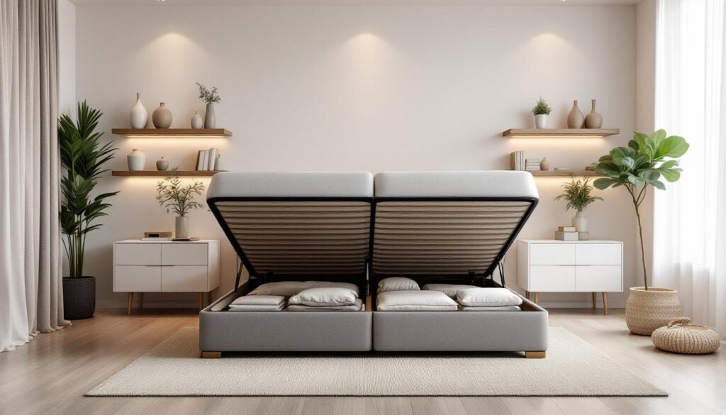 découvrez des idées déco élégantes et pratiques autour du lit coffre avec rangement pour optimiser votre espace et sublimer votre chambre.