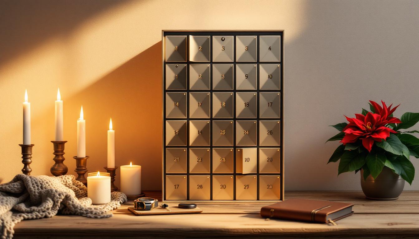 découvrez notre calendrier de l'avent pour homme, qui associe traditions authentiques et touches modernes pour une expérience unique et festive.