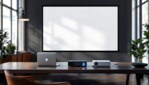 découvrez notre comparatif des meilleurs vidéoprojecteurs bureautiques wi-fi et trouvez celui qui correspond parfaitement à vos besoins professionnels.