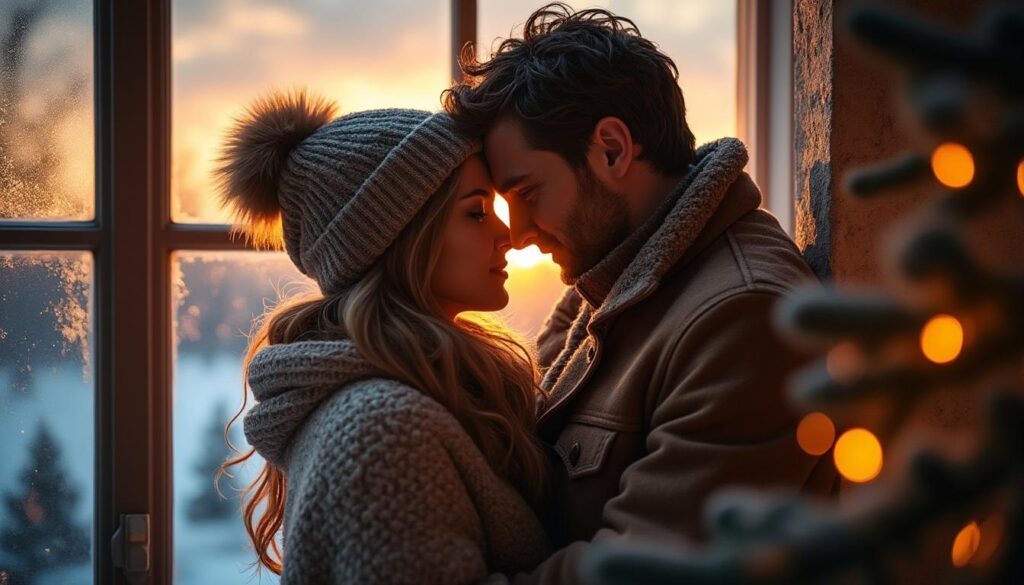 exprimez votre amour avec tendresse en cette saison festive. créez des souvenirs inoubliables en disant « joyeux noël mon amour, je t'aime comme jamais ».