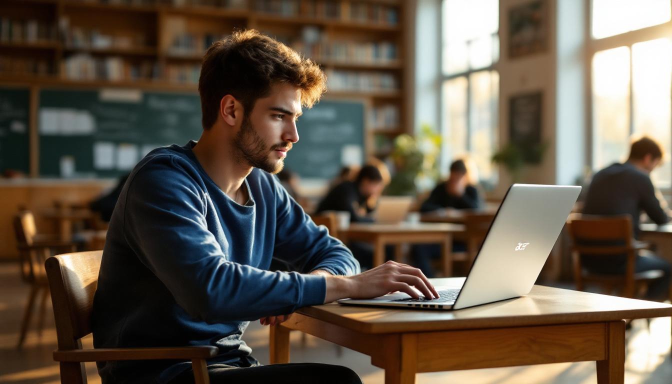 découvrez les performances et l'autonomie de l'ordinateur portable acer 14 pouces, idéal pour les étudiants exigeants, alliant puissance et endurance pour accompagner efficacement dans toutes les tâches académiques.