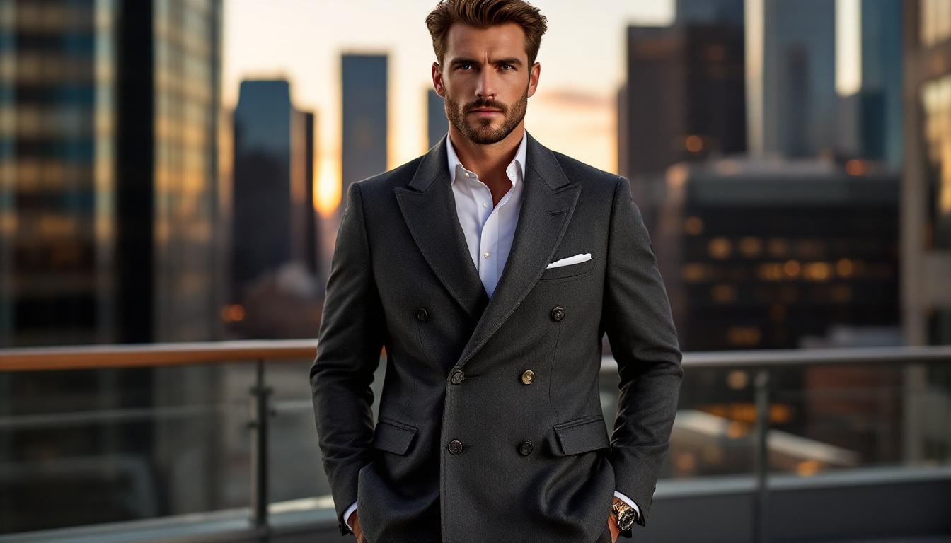 découvrez notre collection de vestes personnalisées pour hommes, parfaites pour sublimer vos grandes occasions avec style et élégance.