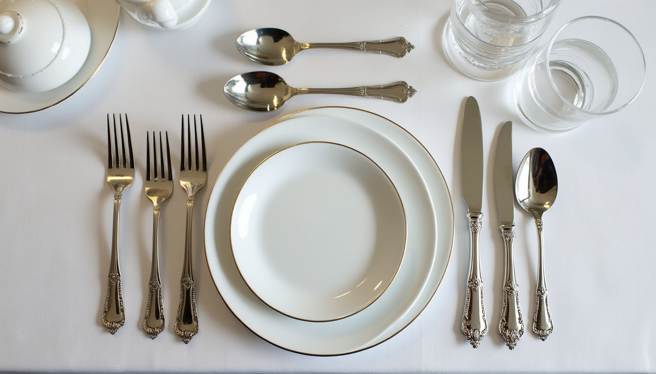 découvrez les règles et significations du placement des couverts en fin de repas, entre tradition héritée et nécessité pratique lors du service à table.