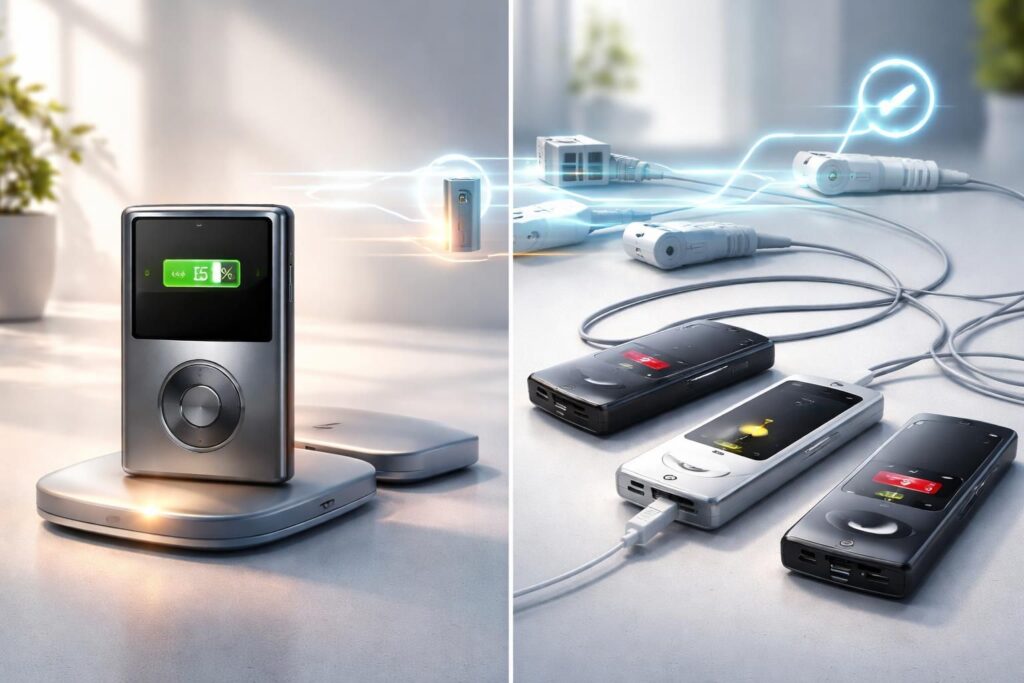 découvrez l'autonomie et les options de recharge du mpman, avec une comparaison détaillée face aux modèles concurrents pour choisir l'appareil qui vous convient le mieux.