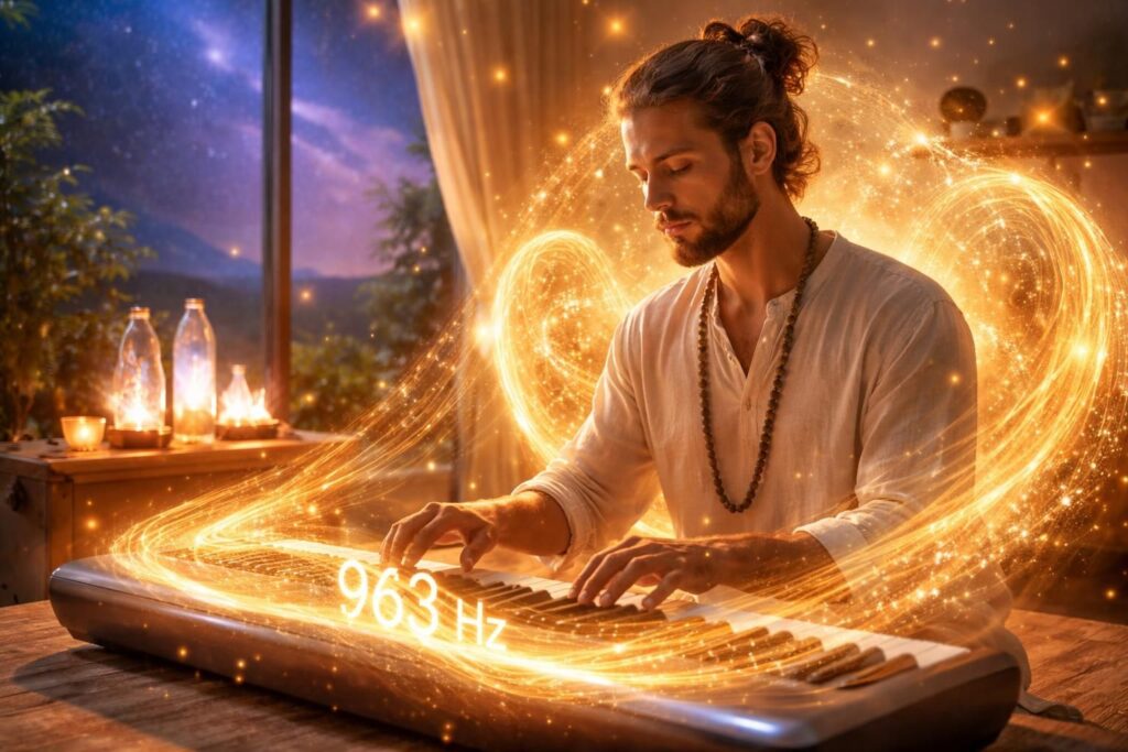 découvrez la signification de la fréquence 963 hz et explorez son utilisation en musique pour harmoniser le corps et l'esprit.
