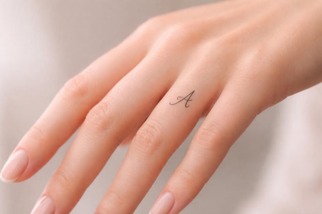 découvrez le prix d'un tatouage d'une lettre : influence du style fineline, de la taille et du placement pour un tatouage personnalisé et élégant.
