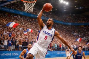 découvrez des histoires inspirantes liées aux scores des matchs de basket lors des jeux olympiques d'athènes, mêlant passion, défi et émotions.