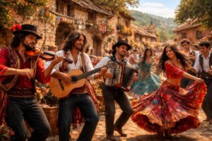 découvrez la richesse de la musique et des danses traditionnelles du pays gitanie, un voyage au cœur de son patrimoine culturel vibrant et authentique.
