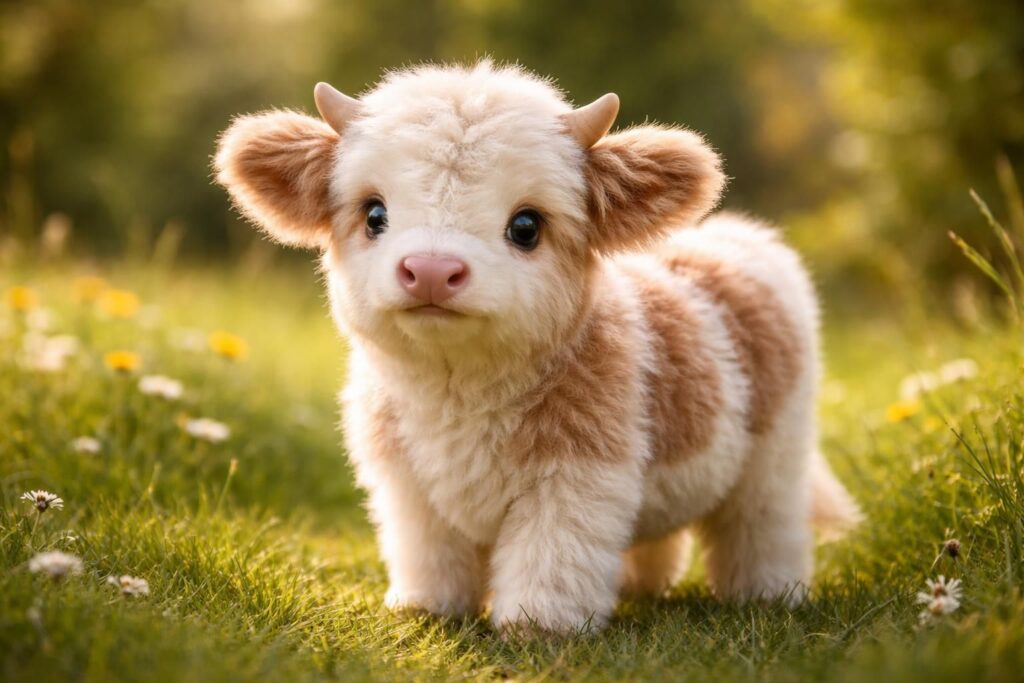 découvrez la mini vache fluffy, une adorable hybride alliant le charme d'un animal de ferme à la douceur d'un compagnon domestique, parfaite pour égayer votre quotidien.
