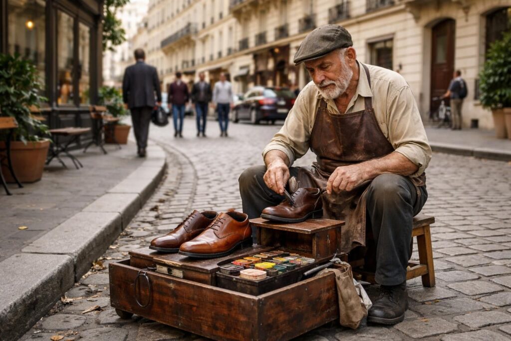 découvrez où dénicher un authentique cireur de chaussure à paris pour un service professionnel et soigné qui redonnera éclat et élégance à vos chaussures.