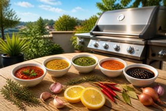 découvrez 5 recettes de marinades savoureuses pour sublimer vos barbecues cet été. faciles à préparer, elles apportent saveur et fraîcheur à vos grillades.