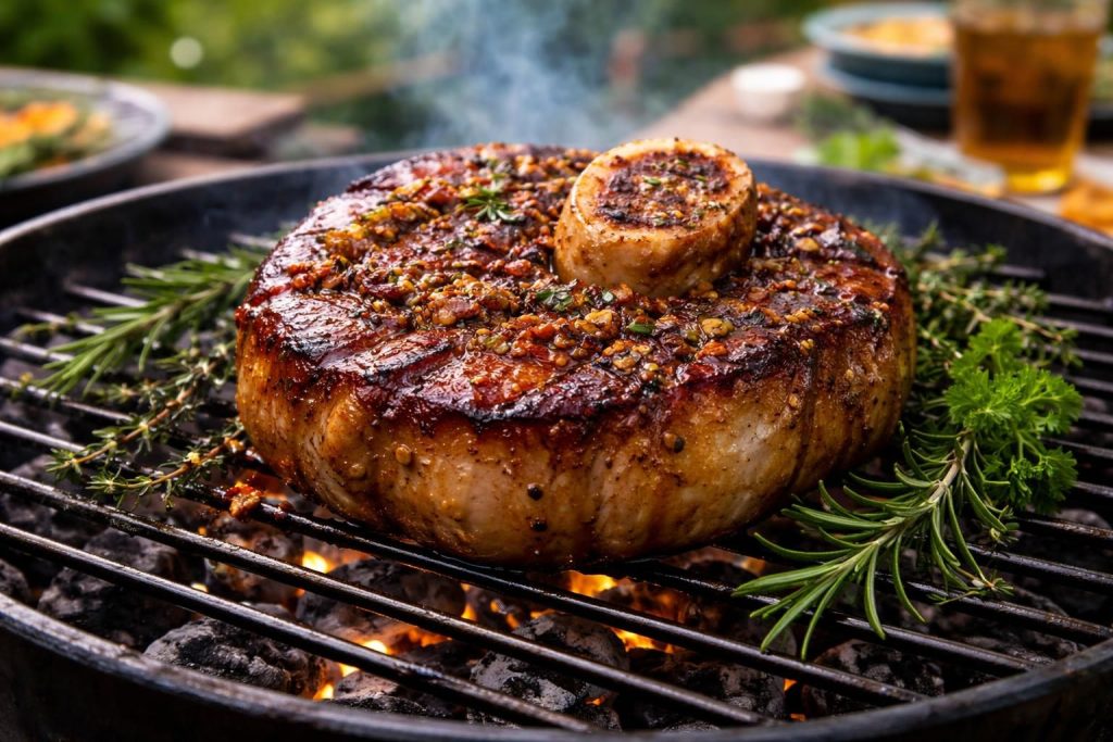 découvrez une marinade savoureuse pour votre rouelle de porc au barbecue et épatez vos invités avec des saveurs délicieuses et authentiques.
