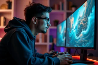 Joueur concentré sur la Sphère de Peinture dans Clair Obscur, guide rapide pour progresser efficacement